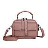 Stylish and simple portable messenger small square bag