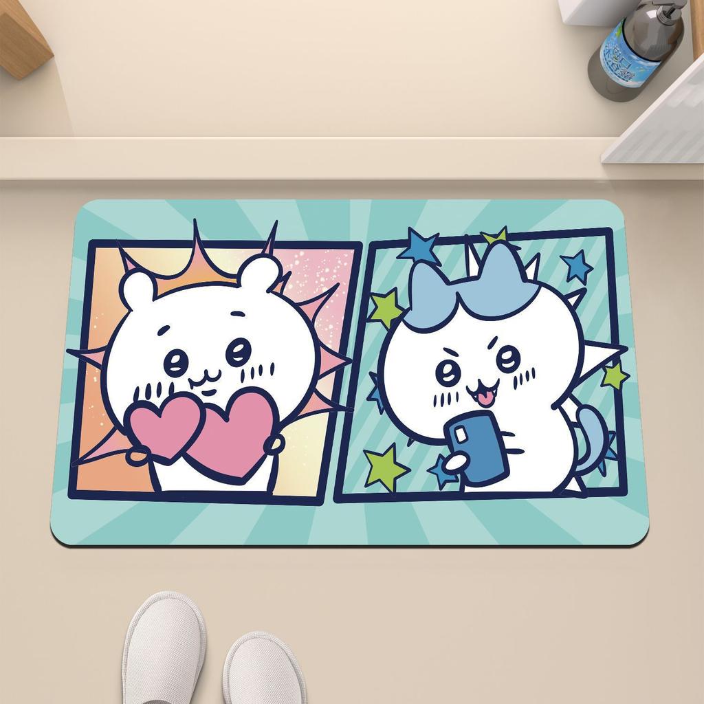 Cartoon Floor Mat Bathroom Floor Mat Entrance Door Mat Toilet Door Suction Foot Mat