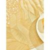 Placemats PVC Place Mats for Kitchen Table Indoor/Outdoor Washable Heat-Resistant Placemat Wipeable Dining Table Mats for Camping
