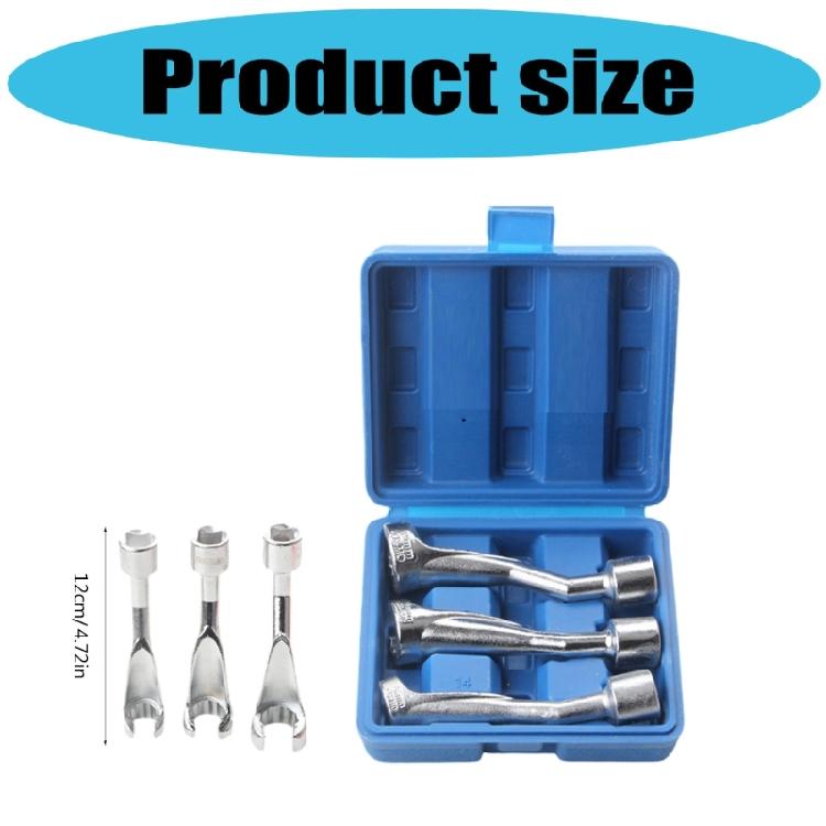 Convenient L Style Flare Nut Socket Tool Set L Shape Wrenches For Diesels Engine Maintenance And Sensors Adjustments