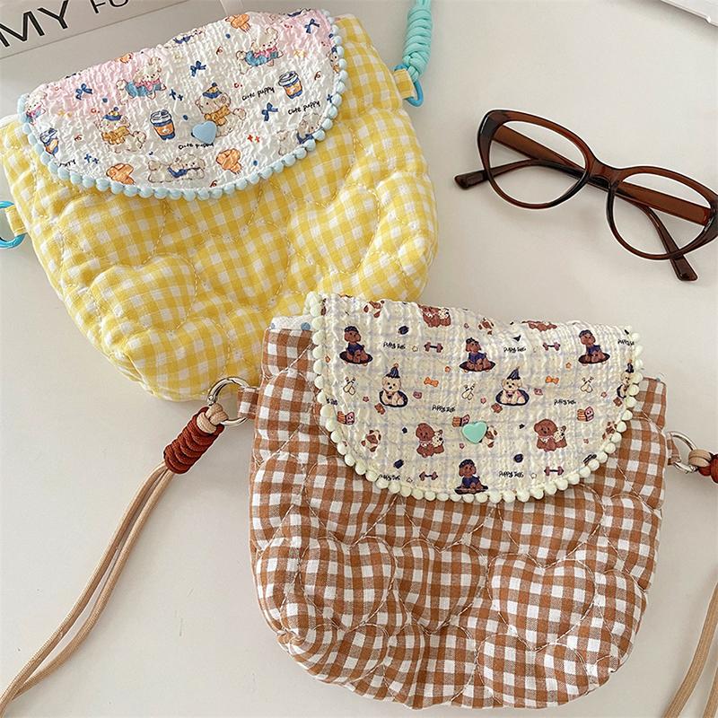 1 Pcs Cute Crossbody Shoulder Bag Camera Bag Portable Small Travel Cosmetic Storage Bag Portable Bag Gift