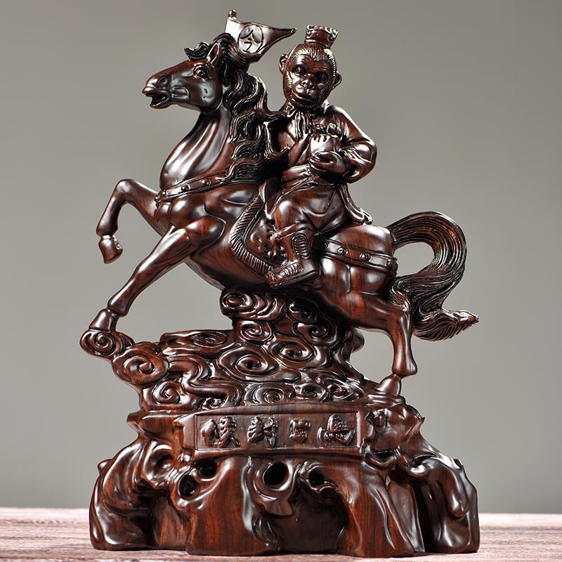 

Original Classical Solid Wood Horse Character Home, Living Room, Office, Mahogany Crafts, Business Gifts Home Decor