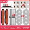 Compatible For ( Xiaomi Robot Vacuum 5 OV31GL / Xiaomi Robot Vacuum 5 Pro OV21GL ) Parts Main Side Brush Filter Mop Dust Bag