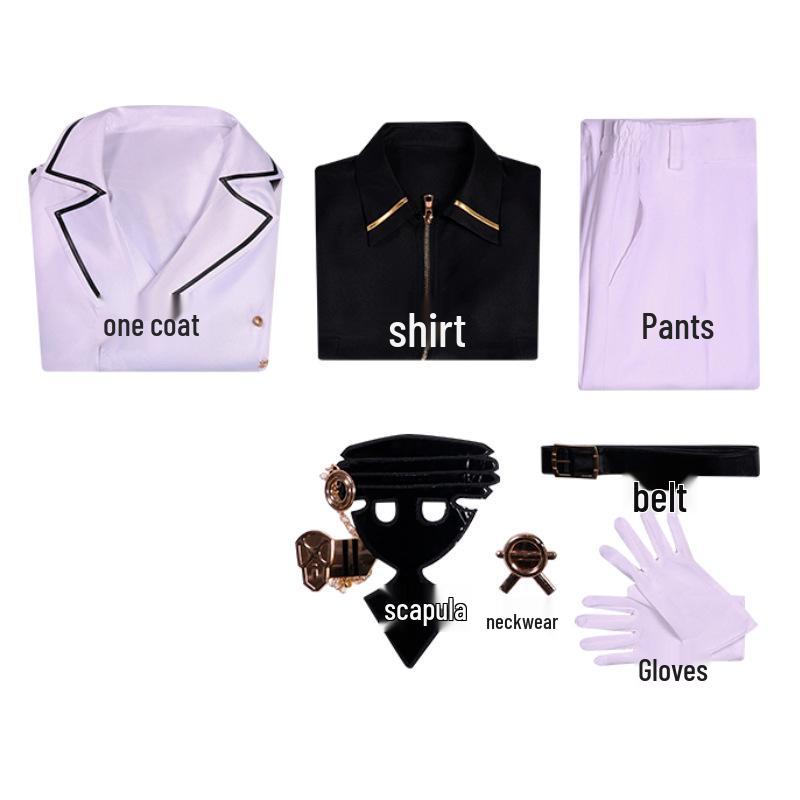 Seraph of the End Mikaela Hyakuya Cosplay Costume Set - Anime Stage Performance Attire