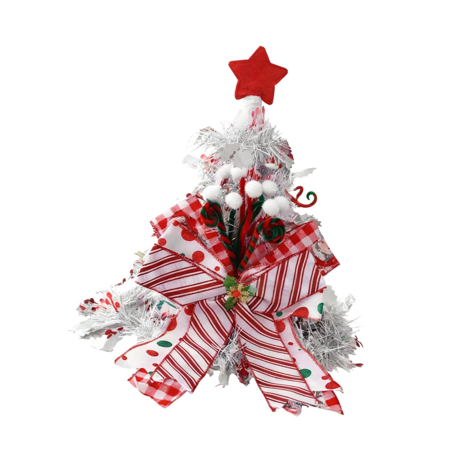 Christmas Tree Hat,Christmas Decoration,Top Hat Tree Topper for Party Supplies,New Year