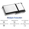 93FTF D4CMT GJKNX DJWGP DV9NT FPT1C GD1JP 83XPC 00JWGP 0DJWGP 4YFVG Laptop Battery Replacement for Dell Precision 15 3520 3530 Latitude 5280 5288