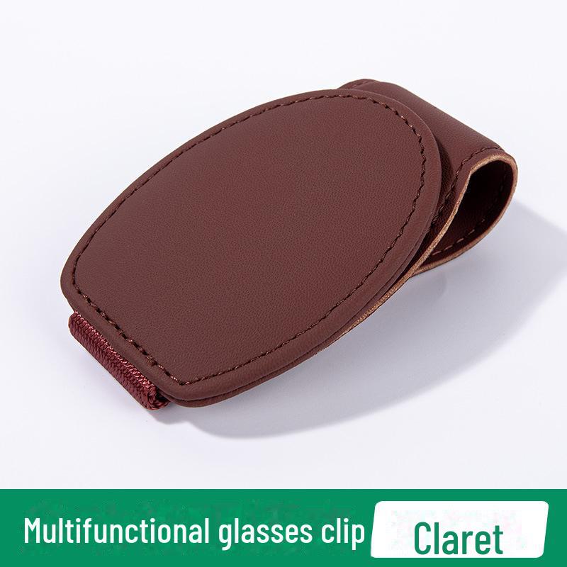 

Ящик для хранения солнцезащитного козырька с зажимом для автомобильных очков: Многофункциональный держатель солнцезащитных очков для водителей автомобилей