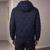 Men's Casual Long Sleeve Hooded Zip-Up Jacket with Pockets for Everyday Wear