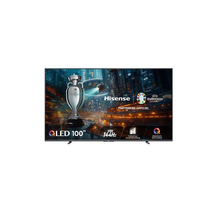 Hisense 100E7NQ Pro - TV QLED 100" (254 cm) - 4K 3840x2160 - 144Hz - HDR10+ - Smart-TV Vidaa - 4xHDMI 2.1 - WiFi