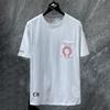 8015 CHROME HEARTS 2026 Sommar Ny Högkvalitativ Bomull Rund Hals Lös Stor Storlek Herr- och Dam-T-shirt Par-T-shirt