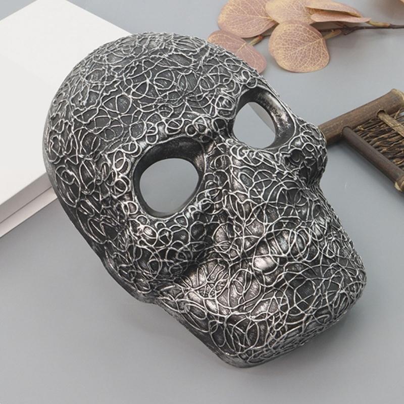Masquerade Mask Party Mask Scary Halloween Mask Skeleton Mask,Skull Full Face Mask for Women Men Mardi Gras Mask Gifts