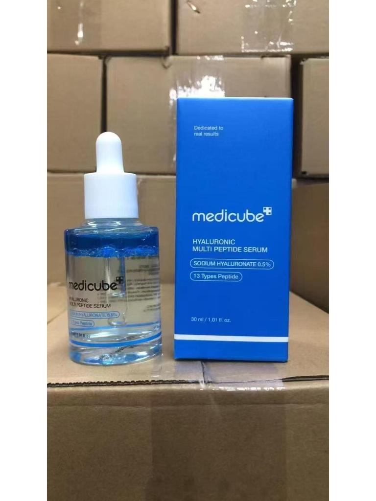 Kim Hee-sun's Medicube Kollagen Hautpflege-Set – Ampulle, Serum, Sonnenschutz, Gesichtsreiniger, Schlammmaske