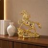 Rearing Horse Figurine Gift Resin Sculpture Feng Shui for Shelf