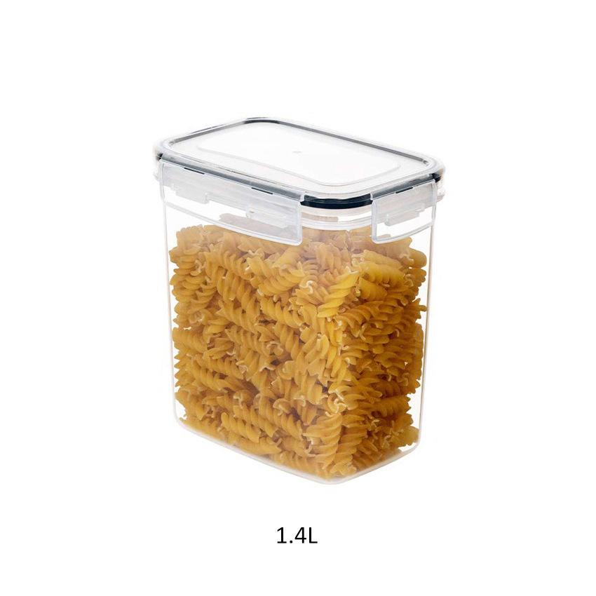 Removable and easy buckle closure storage jar Food jar Portable Removable lid Easy to store Anti pollution Grain Bucket Crisper