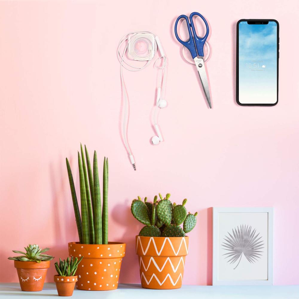 Nano Sticky Phone Holder Car Wall Mount Adhesive Grip Pad Set 4pcs