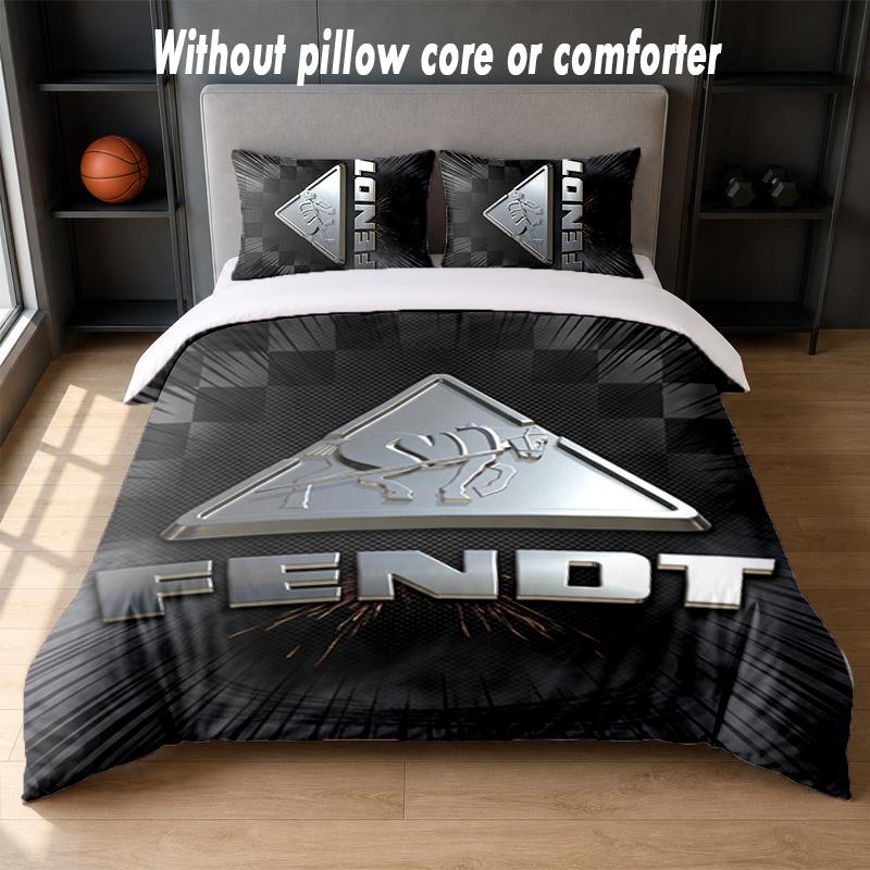 Set Biancheria da Letto Design Fendt 1 Copripiumino + 2 Federe Morbido Traspirante Biancheria da Letto per la Casa