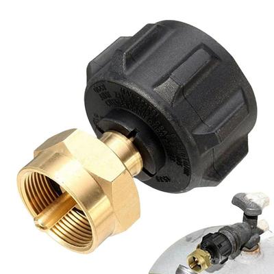 Propanflaschenadapter QCC1 Regulierventil Propan Nachfülladapter Passend für QCC1 Typ 1 Propanflasche Und 1 Pfund Einwegzylinder