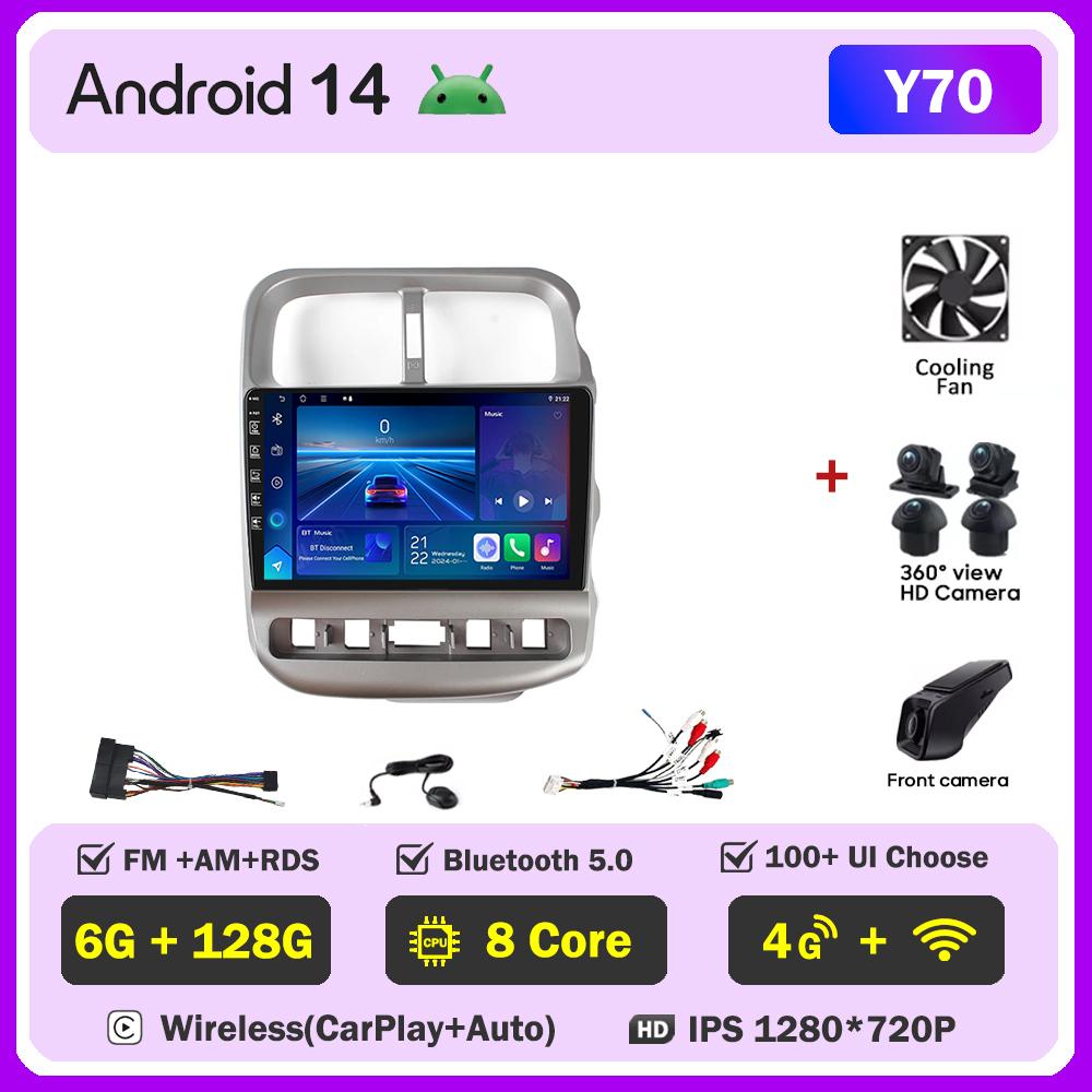 For Kia BONGO 2004-2012 Car Radio Player Car Carplay Screen Autoradio Mirror Link Car Intelligent Systems Touch Screen 8 Core 4G