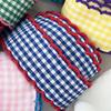 Woven Tape Hair Clips Small Squares Bow Materials Adorn DIY Color Collision Handmade Hooked Edges Headbands Decoration