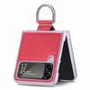 Custodia alla Moda Sottile e Opaca per Samsung Galaxy Z Flip4 Flip 4 5g Flip3 Flip 3 Copertura con Anello da Dito per Custodie Samsung Flip4