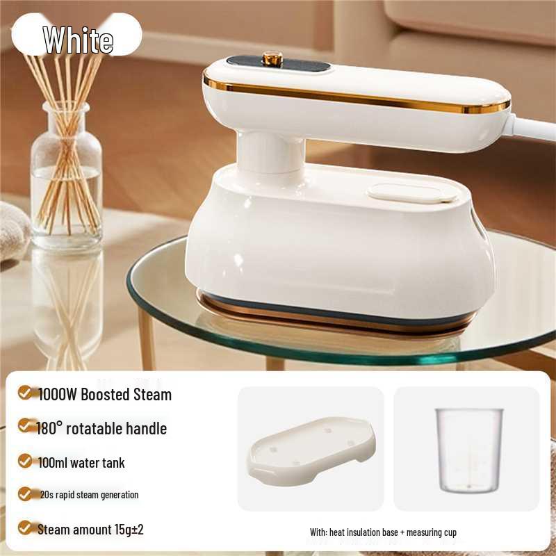 Portable Handheld Garment Steamer - Large Panel, Folding Design for Home and Travel EU Plug 230v