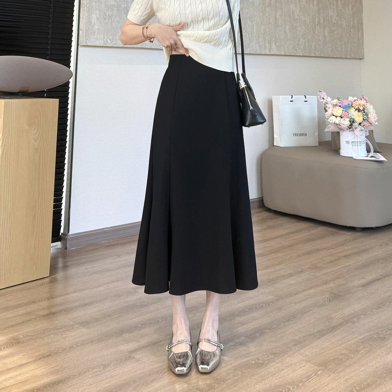 

Elegant Step-by-Step Blooming Fishtail Skirt - Ultra-Simple Stretchy 6-Panel Skirt M