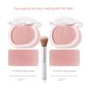 Novo Single-Color Blush 2025 New Popular Low-Saturation Color Palette Korean Style Sun-Kissed Glow for Women Brightening and Contouring Palette