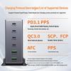 Hochleistungs-Desktop-Ladestation: Multi-Port 4PD2QC Schnellladegerät für Telefone & Tablets