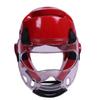 Taekwondo Protective Helmet with Transparent Face Mask