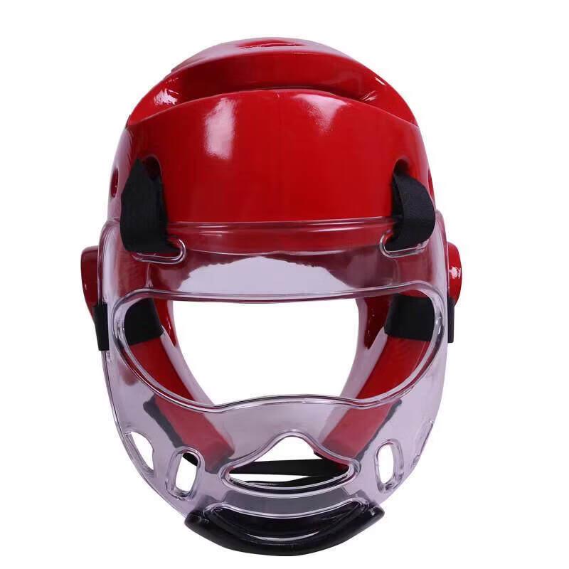 Taekwondo Protective Helmet with Transparent Face Mask