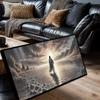 Jesus Walking On Water Faith Wall Art | Faith Wall Decor | Religious Artwork | Christian Wall Art | Spiritual Home Decor | Living Room Decor