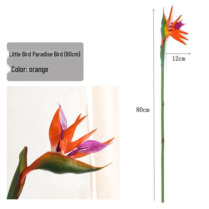 Soft Touch Bird of Paradise Artificial Flower - Large Strelitzia Stem