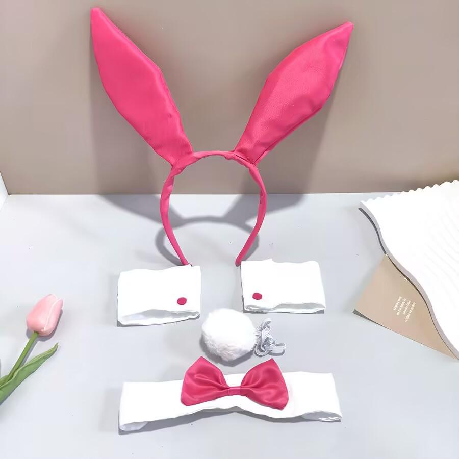 Cross-Border Bunny Ears Headband Set for Easter & Halloween