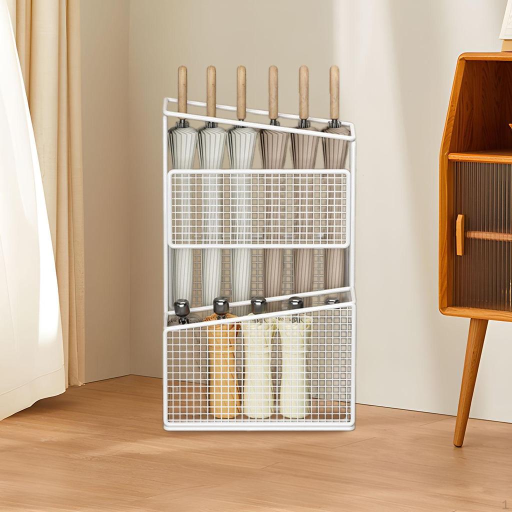 Montage erforderlich Regenschirm Aufbewahrungsbehälter Organizer für den Heimgebrauch