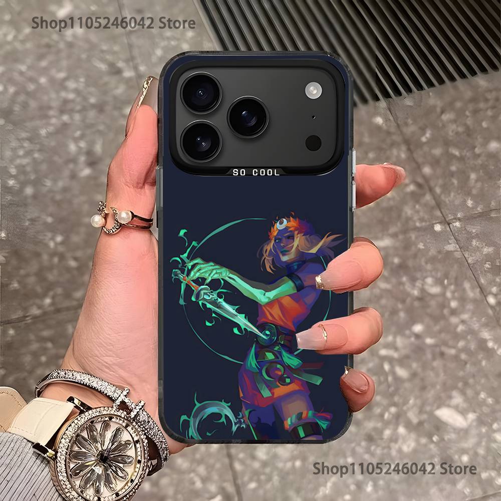 Game H-Hades 2 Melinoe For Black Candy Matte Cover iPhone 17,16,15,14,13,12,11,Pro,MAX,Plus