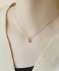 Alleun Silver 925 Teardrop Chain Silver Necklace