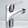 Single Lever Mixer Faucet Metal Electroplating Sink Taps Hot Cold Water Sink Mixer Tap Modern Basin Sink Faucet Durable Sink Tap