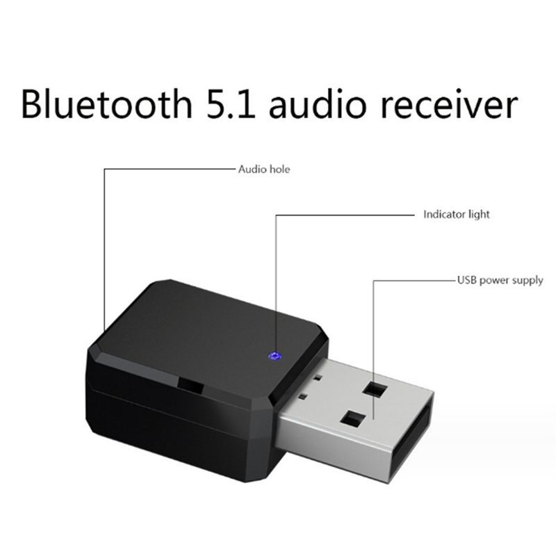 NEW-Car USB AUX Receiver Wireless Bluetooth Media Button Car Multifunction Remote Control