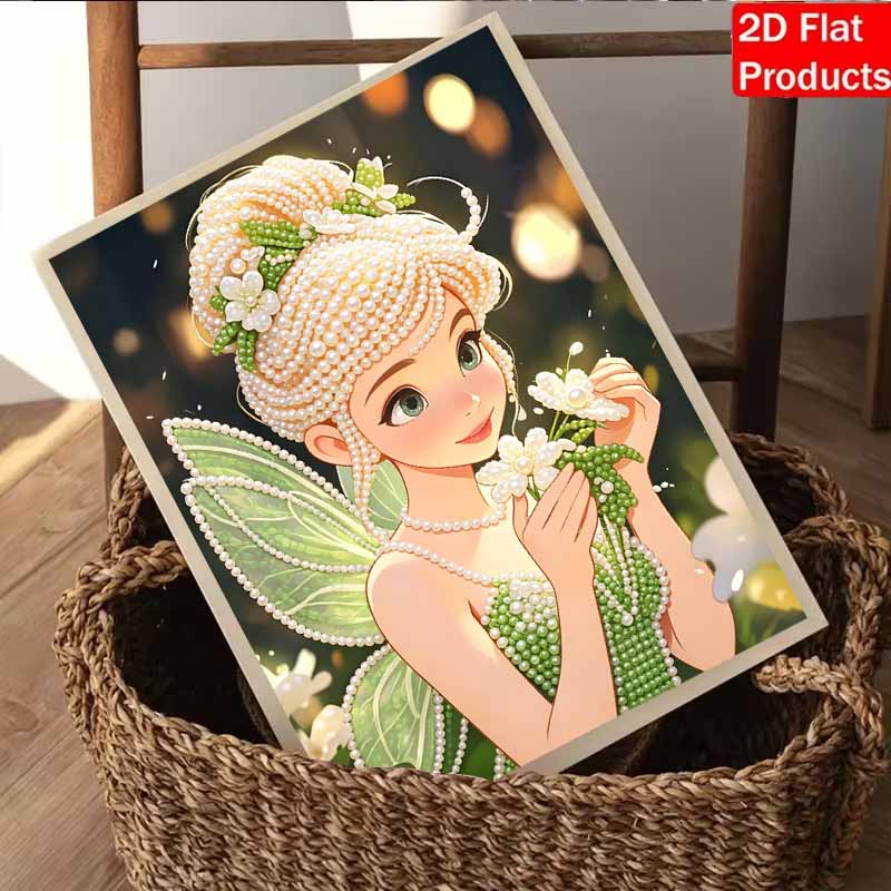 Disney Pearl Painting Tinkerbell Pearl Art Painting Kit Art Pearl Painting Kit Adult Beginner Gift Creative Home Wall Decor