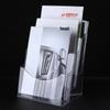 A4 Acrylic Three-Layer Brochure and Leaflet Display Stand