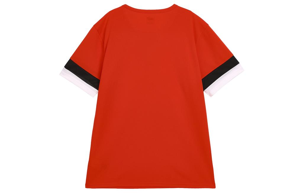 Puma Camisetas Masculinas Vermelhas Gola Redonda Ajuste Reto Moderado 704932-01