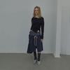 Lcdc Tm Checkmix Jersey Skirt (Navy)