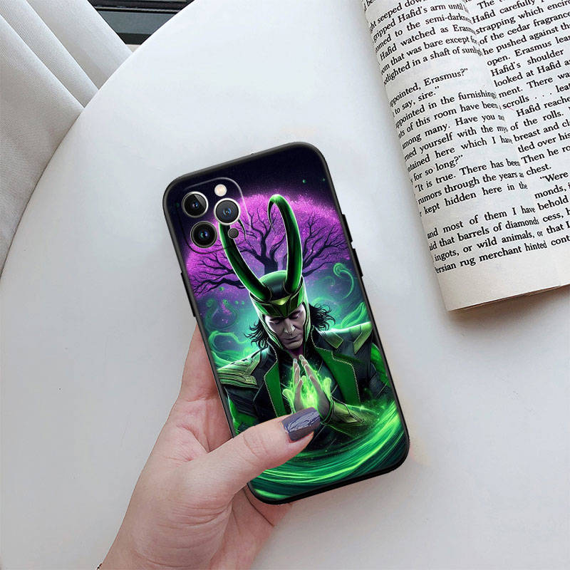 Coque Thor Loki II22 pour iPhone 6, 6s, 7, 8, 11, 12, 13, 14, 15, XS
