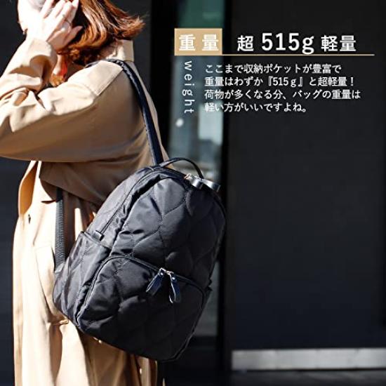 Vita Felice 16 Pocket Bag Backpack Stylish Parent and Child Matching Look Coordination Parent and Child Matching Water Repellent High Density Nylon