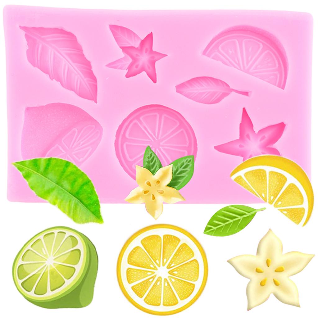 Citron Pomeranč Silikonová forma Fondant Pomůcky na zdobení dortů Pomůcky na výrobu cukrovinek Formy na výrobu pryskyřice Formy na pečení čokoládových košíčků