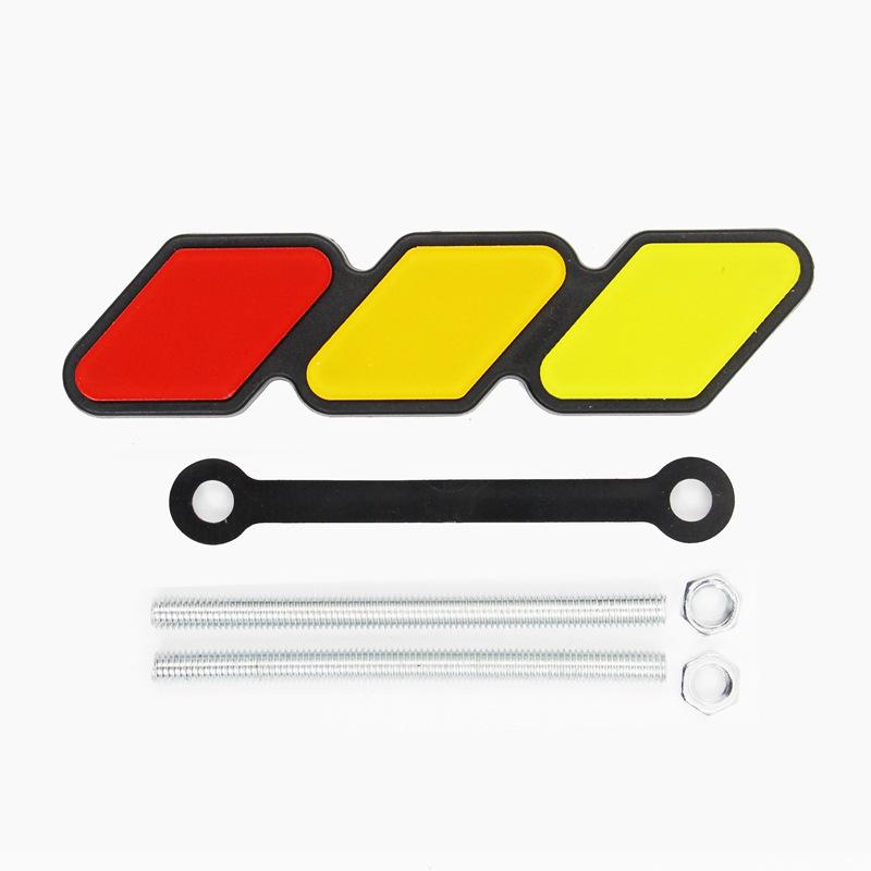 Three-Color Snow Mountain Emblem Sticker for Toyota 4Runner, Tacoma, Tundra Center Mesh Grille