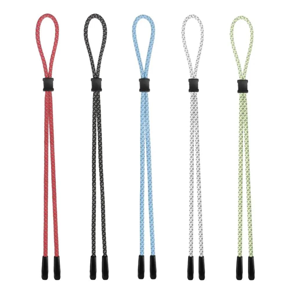Oakley Compatible Sports Sunglasses Goggle Strap Glasses Chain Hanger Strap Lightweight Adjustable Safety Hook white
