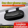 Schutz-Aufbewahrungsetui für Brillen Auto SUV Sonnenblenden Sonnenbrillen-Aufbewahrungsetui Sonnenblenden Brillenhalter Etui Organizer Box