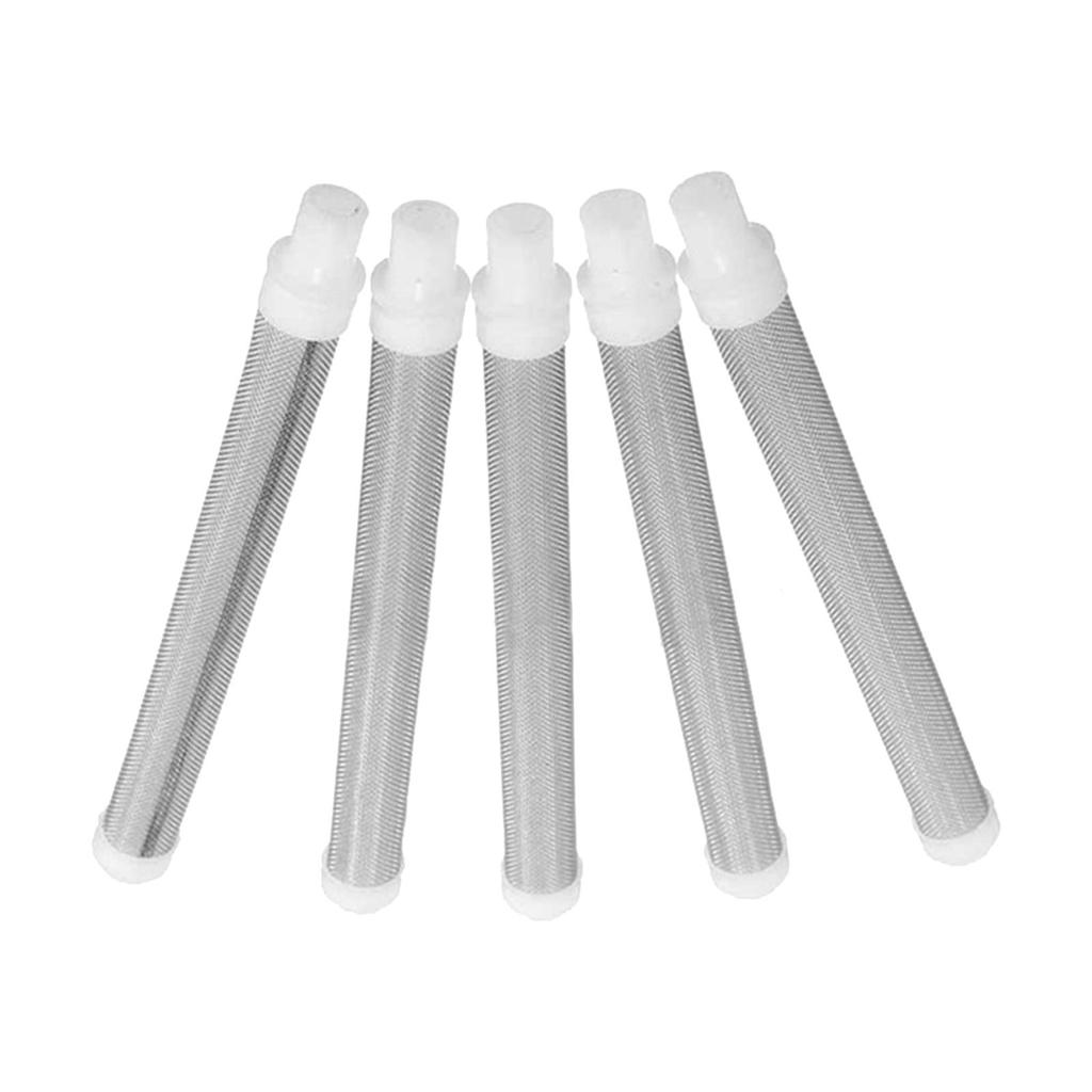 5 Pieces Paint Spray Filter Push on 60 Mesh Fine Mesh Spraying Accessories Stainless Steel for G10XL RX80 G10