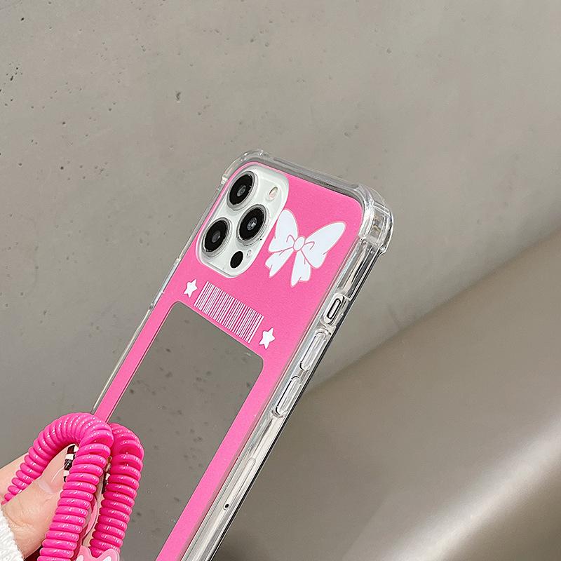 Zhitai iPhone 15 Case with Mirror, Lanyard for Apple 16, 13Pro, Honor 90, Huawei Mate60